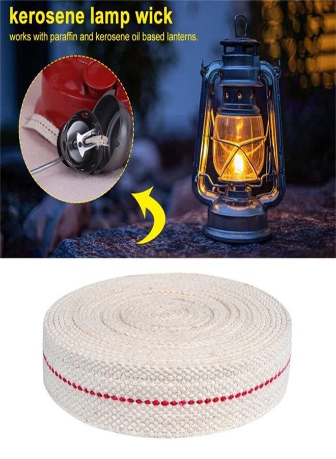 Hell Blues 1" Inch Wide Oil Lamp Wick, Cotton Lantern Wick Oil Lantern for Kerosene Burner Lighting & Paraffin Oil Wick (3 Rolls, 6 Foot Each) - Image 4