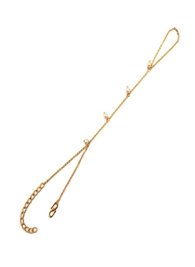 JHB Pearl Haathphool Bracelet for Girl's and Women's - Image 1