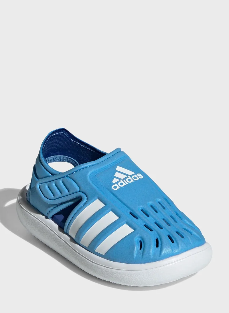 adidas صندل صيفي للسباحة مغلق من الأمام