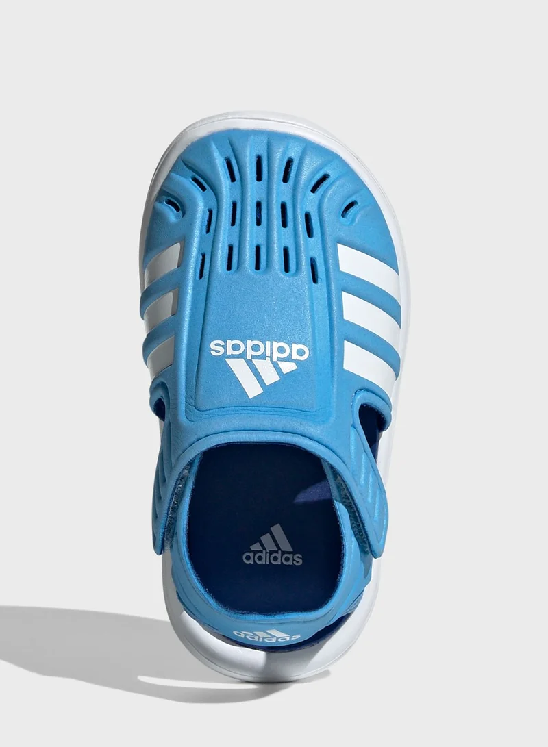 adidas صندل صيفي للسباحة مغلق من الأمام