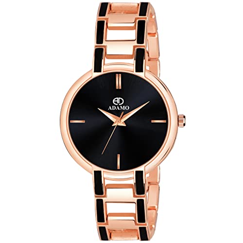 ADAMO Enchant Black Dial Women's & Girl's Watch 2480KM02 - Image 1