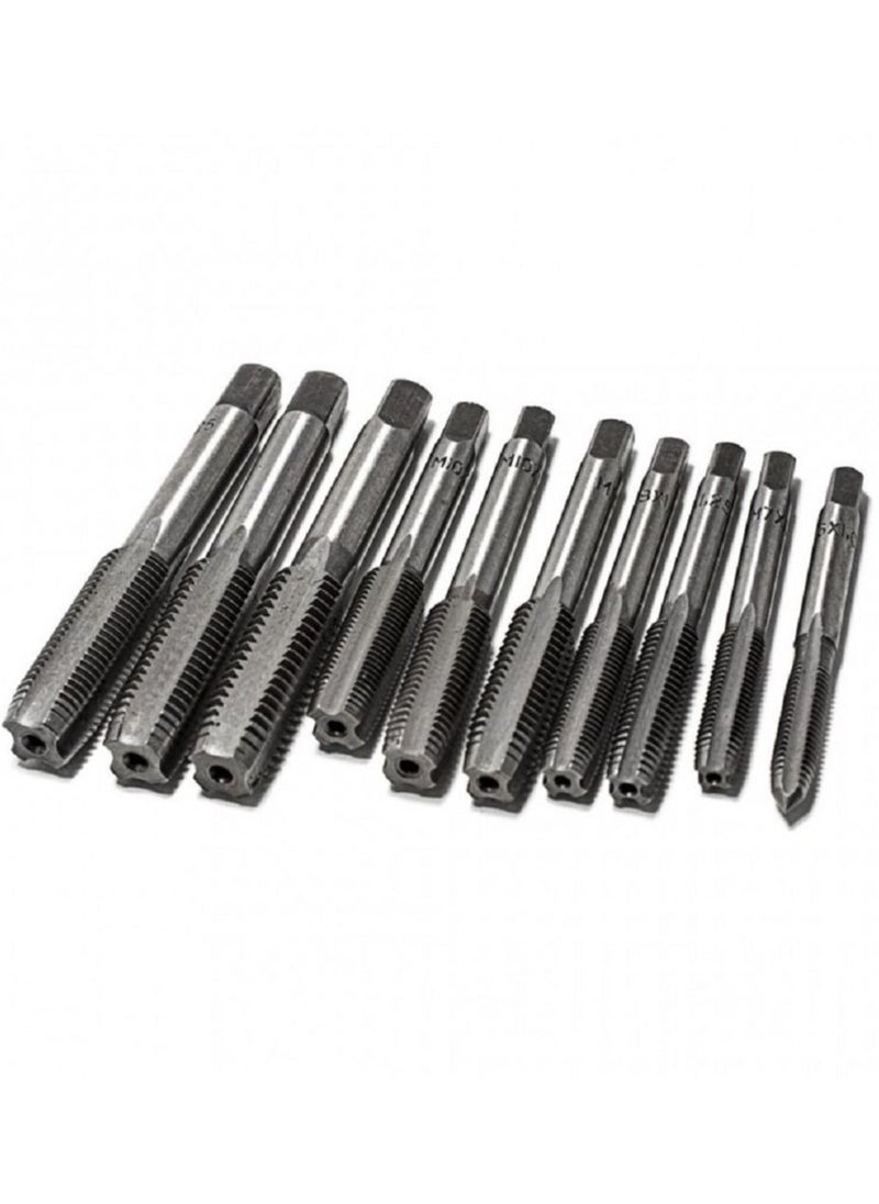 ROCKFORCE ROCKFORCE Alloy Steel Manual Metric Tap Set in Blister 10 pcs  - Image 3