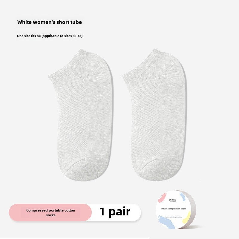 Generic Disposable Bedding Set 4-Piece Thickened Women's disposable compression socks short tube