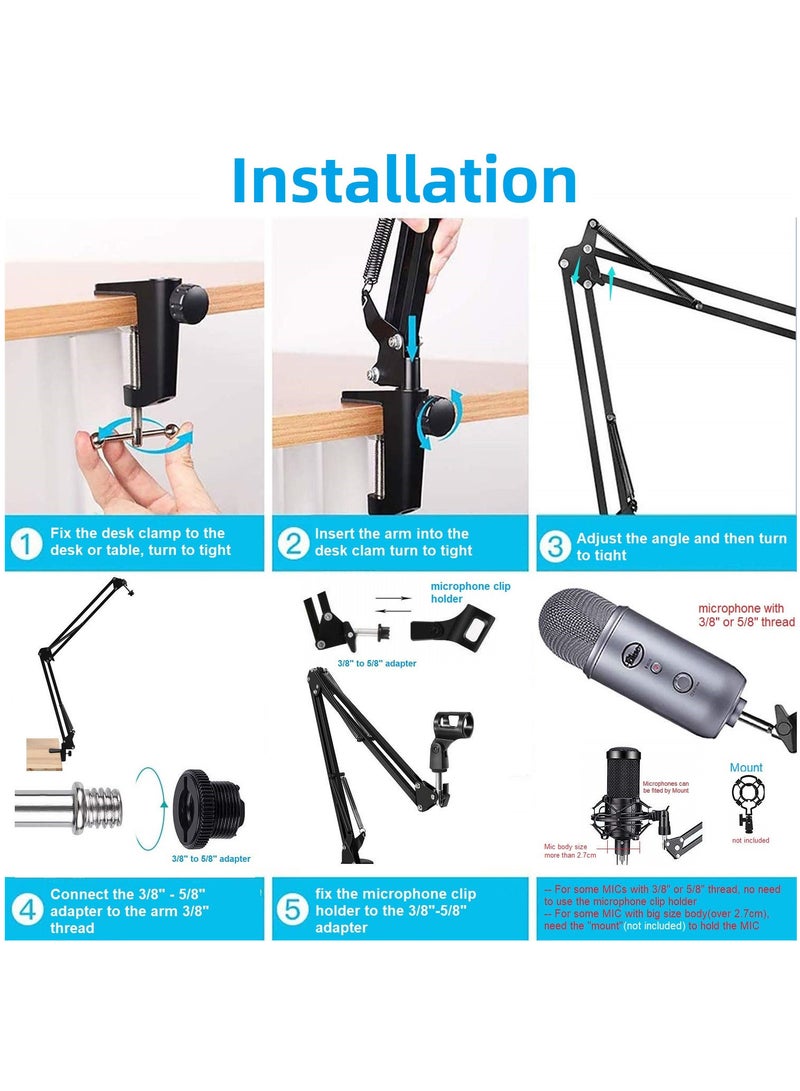 Microphone Arm Stand Broadcast Stand - Image 5