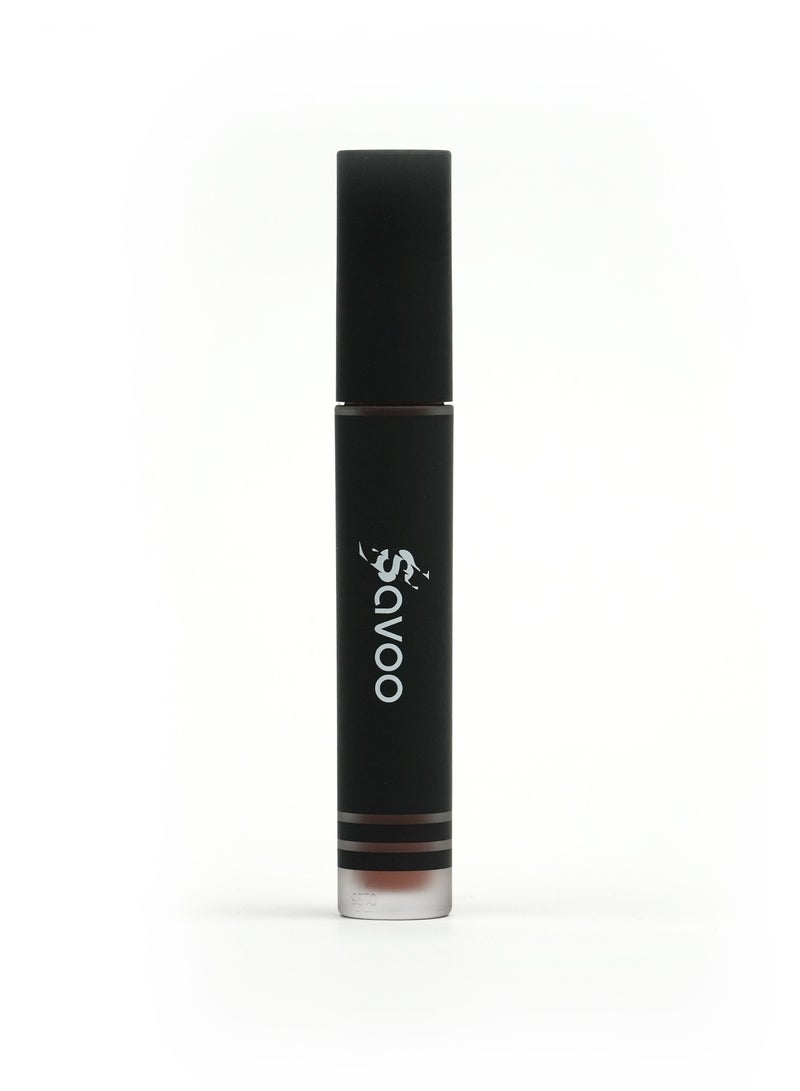 Savoo Liquid Lipstick – Waffle Truffle | Matte, Long-Lasting & Smudge-Proof | Hydrating Velvet Finish with Shea Butter & Jojoba Oil | Vegan, Cruelty-Free & Recyclable - Image 2