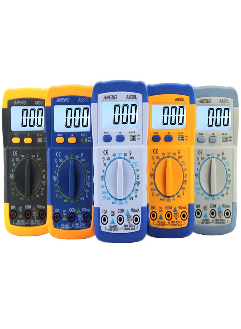 ANENG A830L Portable Digital Multitester Backlight Ammeter Voltmeter Handheld LCD Digital Multimeter Current Tester - Image 4