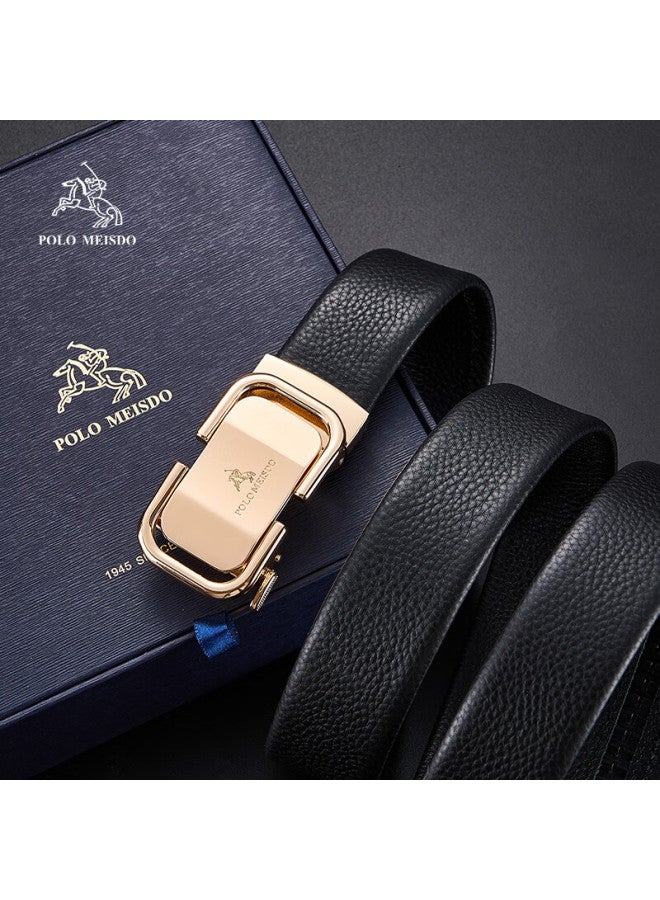 Polomeisdo Paul Meisite Men's Leather Belt, Genuine Leather Waistband, Self-operated Belt Gift Box, Qixi Valentine's Day Gift For Boyfriend Or Husband - Image 2