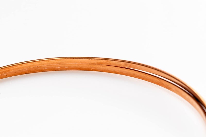 Craft Wire 8 Gauge, 99.9% Pure Copper Wire (Half Round) Dead Soft CDA #110 Made in USA - 1 Ounce (2.5FT) by CRAFT WIRE - Image 3