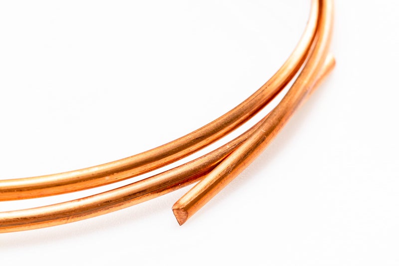 Craft Wire 8 Gauge, 99.9% Pure Copper Wire (Half Round) Dead Soft CDA #110 Made in USA - 1 Ounce (2.5FT) by CRAFT WIRE - Image 2