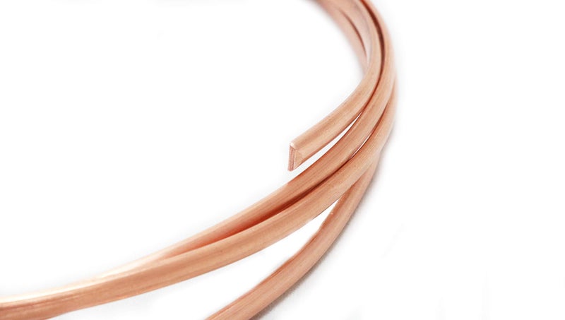 Craft Wire 8 Gauge, 99.9% Pure Copper Wire (Half Round) Dead Soft CDA #110 Made in USA - 1 Ounce (2.5FT) by CRAFT WIRE - Image 4