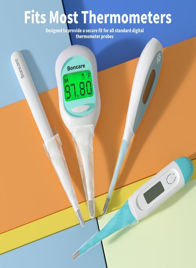 Boncare Thermometer Covers Disposable - 100 Pcs Probe Covers for Digital Thermometers, Can be Used for Oral, Rectally or Underarm - Image 5