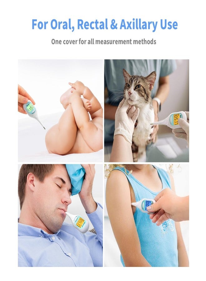 Boncare Thermometer Covers Disposable - 100 Pcs Probe Covers for Digital Thermometers, Can be Used for Oral, Rectally or Underarm - Image 3