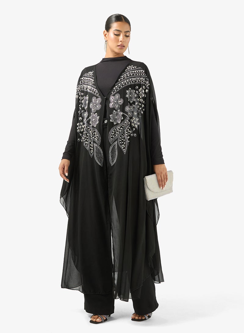 Khizana Embelished Abaya - Image 4