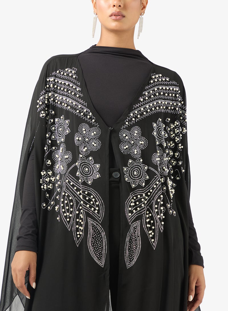 Khizana Embelished Abaya - Image 3