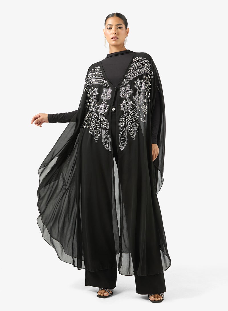 Khizana Embelished Abaya - Image 1