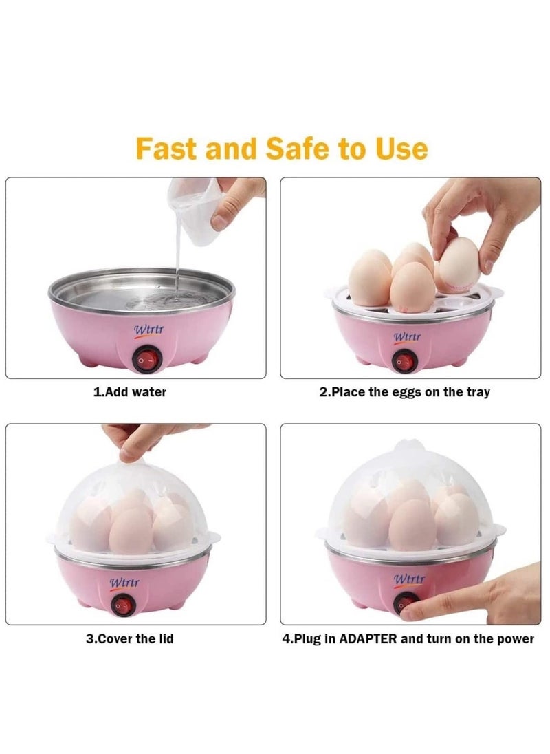 Wtrtr - Wtrtr Egg Cooker,Multifunctional Egg Boiler Electric, Egg Steamer Maker, Egg Cooker Rapid with Auto Shut Off Feature - Image 1