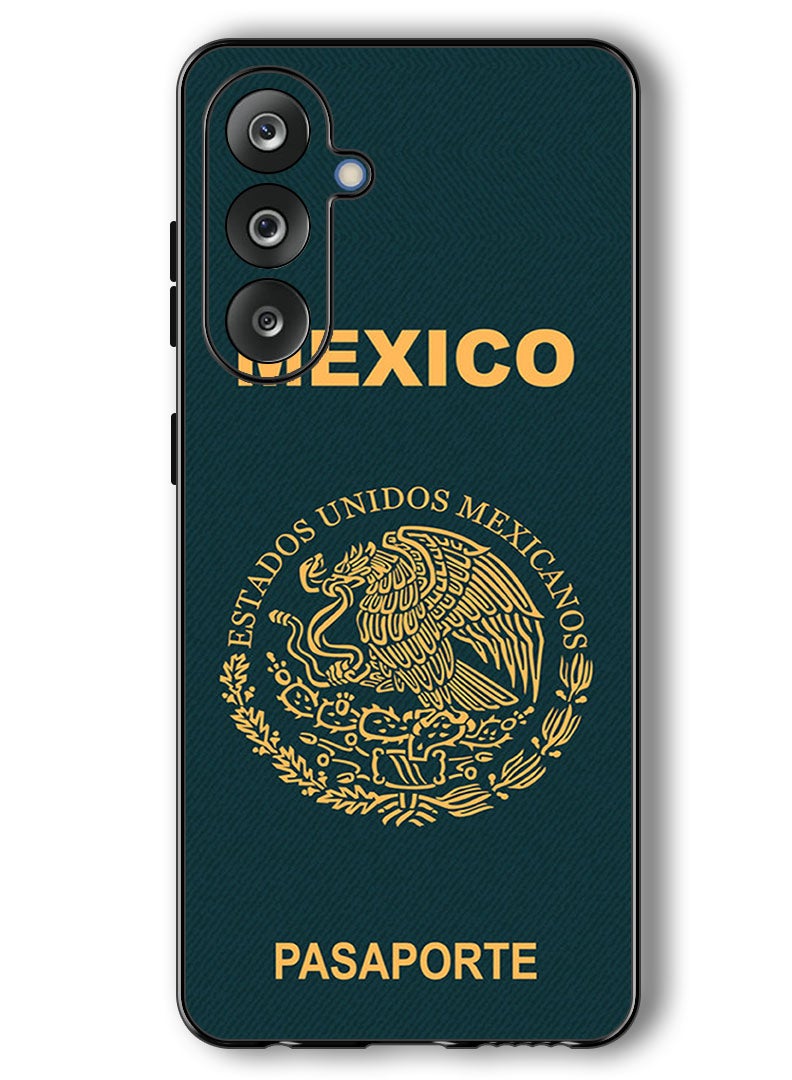 Theodor Case Compatible with Samsung Galaxy F36/ M36 6.7 Inch Protection Shockproof Bumper Cover Mexico Passport - Image 1