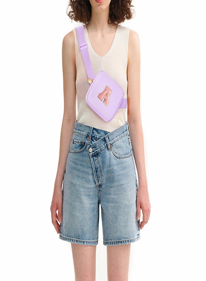 Uygafly Birthday Gifts for 2 3 4 5 6 7 8 9 10 11 Year Old Girls - Mini Fanny Pack Cute Crossbody Bag Belt Bag Trendy Stuff,Graduation Gifts for Girls Teens Kids Daughter Sister Her - Lavender,A - Image 2