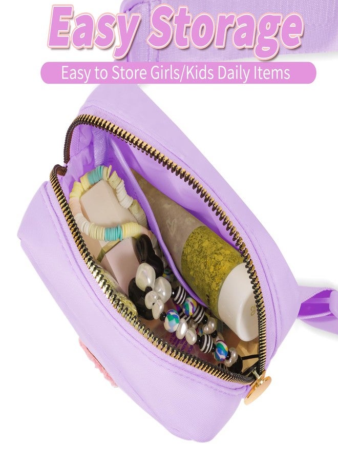 Uygafly Birthday Gifts for 2 3 4 5 6 7 8 9 10 11 Year Old Girls - Mini Fanny Pack Cute Crossbody Bag Belt Bag Trendy Stuff,Graduation Gifts for Girls Teens Kids Daughter Sister Her - Lavender,A - Image 3
