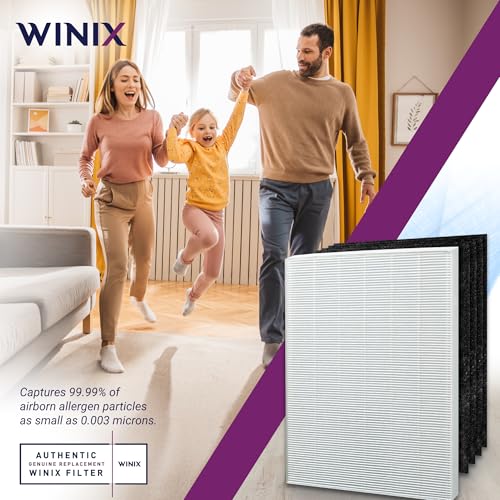 Winix Genuine 115115 Replacement Filter A for C535, 5300-2, P300, 5300, White/Black - Image 4