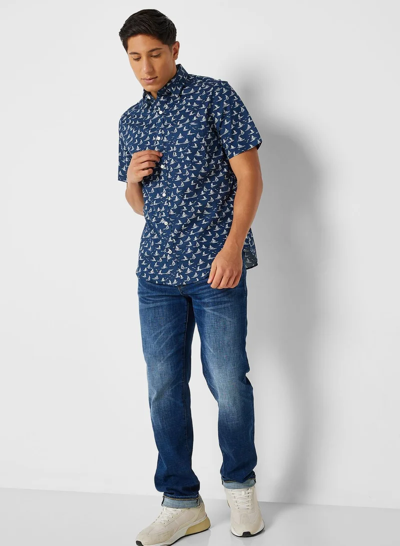 NAUTICA Casual Regular Fit Wrinkle Resistant Shirt