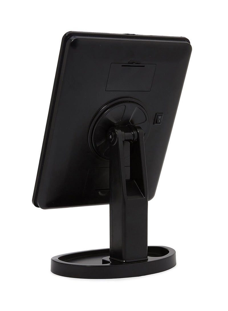 Makeup Mirror With Built In LED Lights Black - Image 2