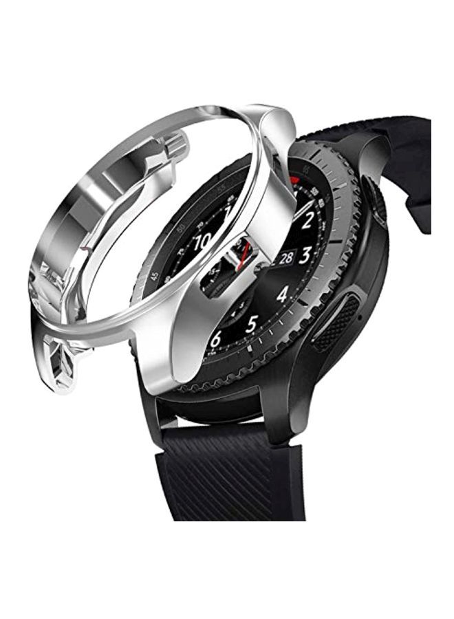 NIBEMINENT Case Cover For Samsung Gear S3 Classic/Gear Frontier/Gear Frontier LTE Silver - Image 3