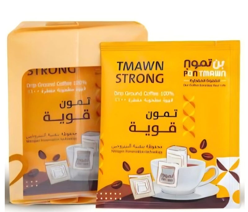 قهوة مقطرة بن تمون قوية 10×10جم