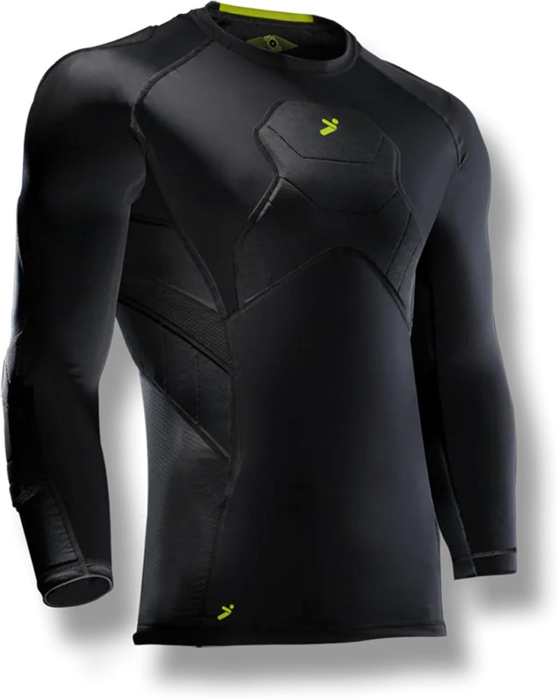 Storelli BodyShield Goalkeeper 3/4 Undershirt, Compression Shirt, Sports Accessories, Goalie Shirt, Turf Protection - Image 1