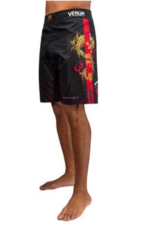 VENUM X Tekken Marshall Fightshorts Black/Gold/Red  - Image 2