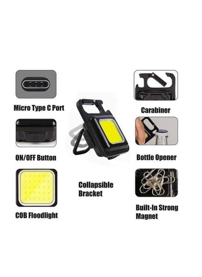 Generic 800 lumen emergency lighting flashlight, medallion, a magnet opener, a USB charger, 3 lighting modes, and a battery that lasts for long hours.  - Image 2