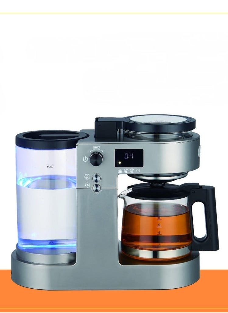 Generic - 3 in 1 Multifunction Tea and Coffee maker 800W with 600ML Detachable Water Tank,1.6 L 3 In 1 Coffee Machine For Instant Coffee Auto Shut Off Kitchen Tools - Image 1