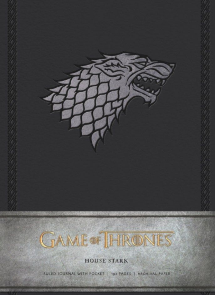 Game Of Thrones: House Stark Hardcover Ruled Journal 