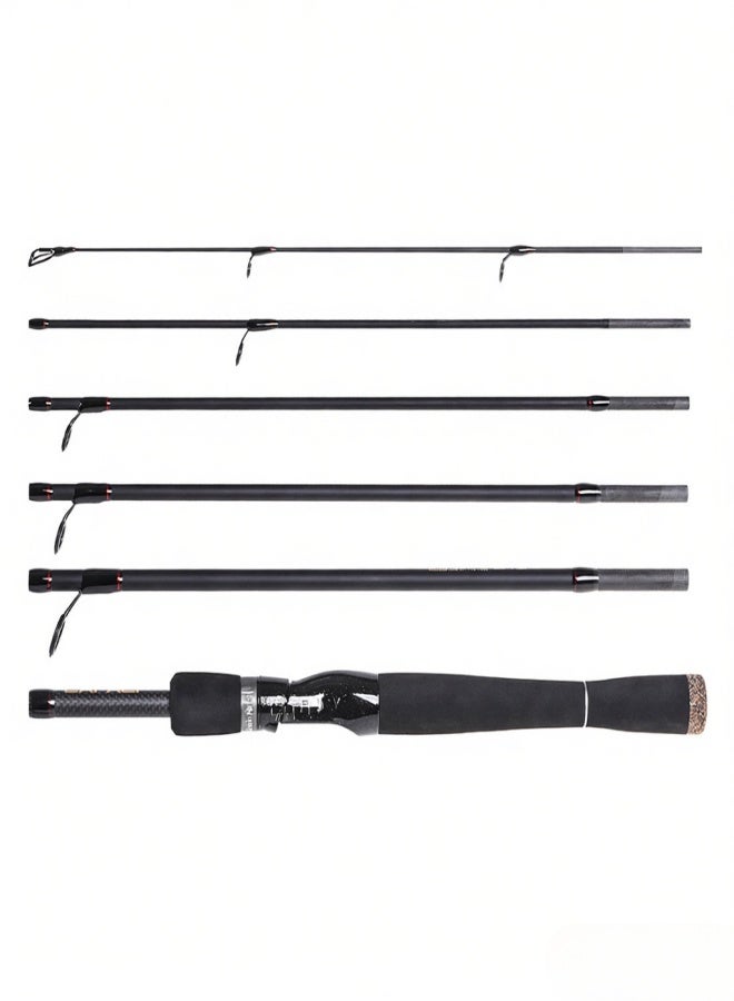 CAPACI 2.1m / 2.4m 6 Sections Carbon Spinning Casting Fishing Rod Lure Fishing Rod Hand Pole Fishing Tackle - Image 2