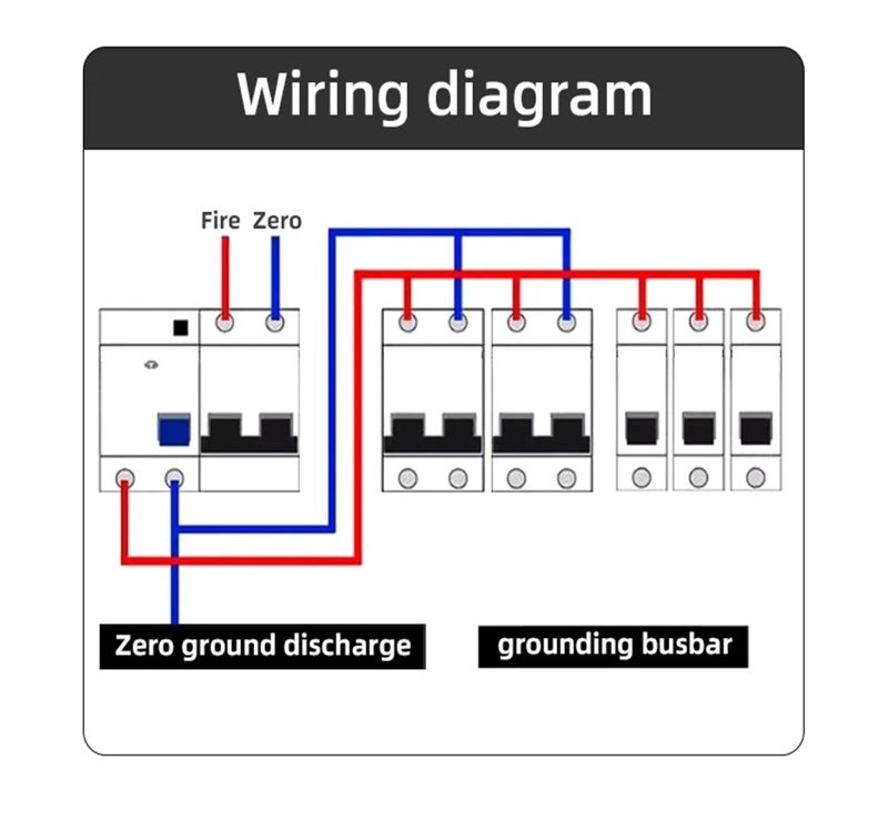 Residual Current Circuit Breaker 2P 20A 10mA Type AC RCD Safety Switch ELCB - Image 4