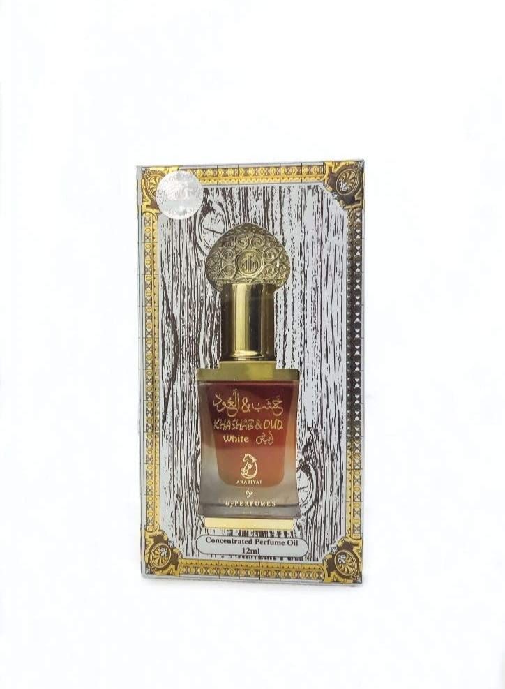 My Perfumes KHASHAB & OUD WHITE from ARABIYAT Non Alcoholic Concentrated Perfume Oil or Attar for Men and Women 12ml - Image 4