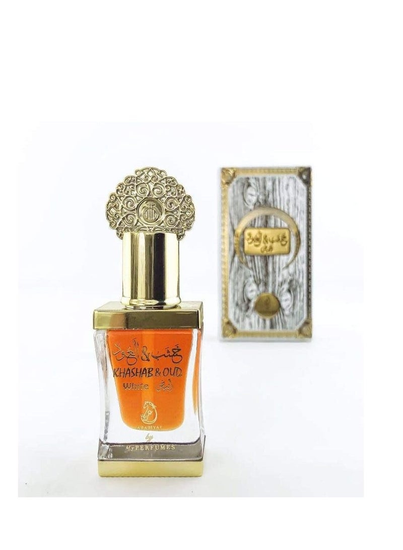 My Perfumes KHASHAB & OUD WHITE from ARABIYAT Non Alcoholic Concentrated Perfume Oil or Attar for Men and Women 12ml - Image 2