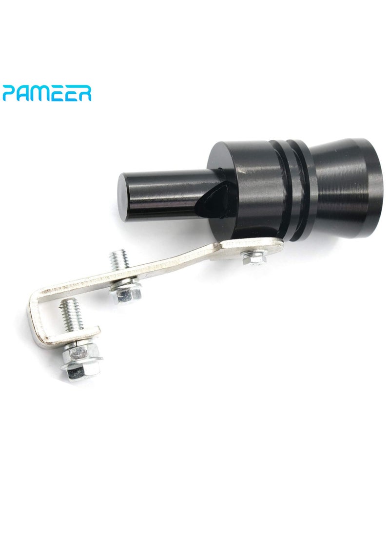 PAMEER Aluminum Alloy Exhaust Turbo Sound Whistle Simulator, Turbo Sound Exhaust Muffler Pipe Whistle Car Roar Maker, Car Blow off valve Tip Simulator WhistlerTail Pipe.  - Image 1