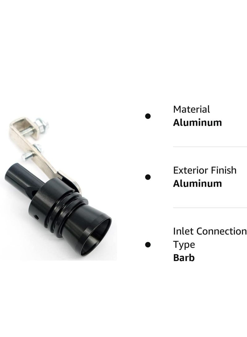 PAMEER Aluminum Alloy Exhaust Turbo Sound Whistle Simulator, Turbo Sound Exhaust Muffler Pipe Whistle Car Roar Maker, Car Blow off valve Tip Simulator WhistlerTail Pipe.  - Image 5