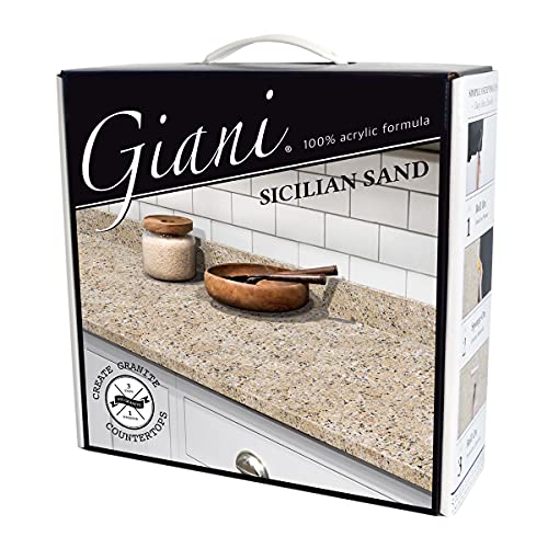 Giani Granite Countertop Paint Kit 2.0-100% Acrylic (Sicilian Sand) - Image 5