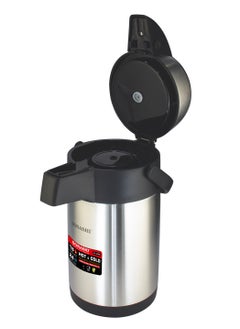 SONASHI 3.5L Hot & Cold Airpot Flask with High-Quality Stainless Steel Insulation | Easy to Clean Flask with Pump Lid | Hot/Cold 18 & 24 Hours Retention | Pump Flask for Cold Drinks, Tea, Coffee SVF-3500  - Image 3