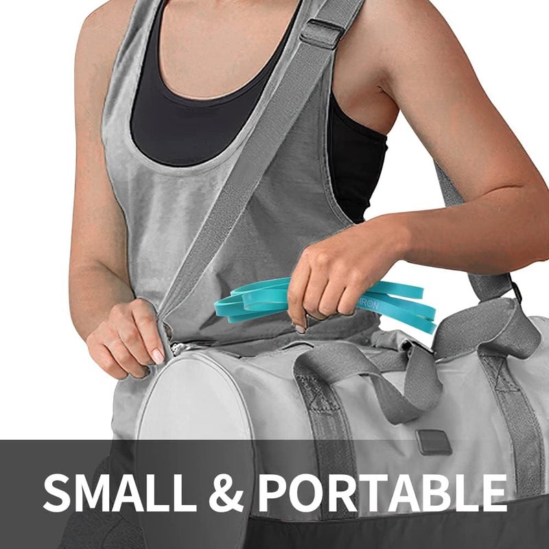 Cyber Pull Up Bands Heavy Duty Resistance Band Assisted Training Bands Ideal for Men and Women Crossfit,Assisted Pull-ups, Body Stretching,Powerlifting,Physical Therapy - Yellow Band 18-31 KG - Image 5