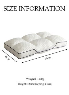 DUNISO Super Comfort Ergonomic Pillow for Neck Head and Shoulder Pain Relief Contour Support Pillows for Bed Sleeping Orthopedic Cervical Spine Stretch Pillow for Side Back Stomach Sleeper  - Image 4