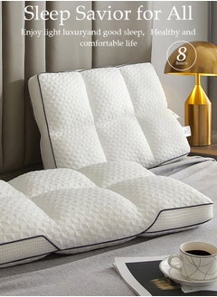 DUNISO Super Comfort Ergonomic Pillow for Neck Head and Shoulder Pain Relief Contour Support Pillows for Bed Sleeping Orthopedic Cervical Spine Stretch Pillow for Side Back Stomach Sleeper  - Image 2
