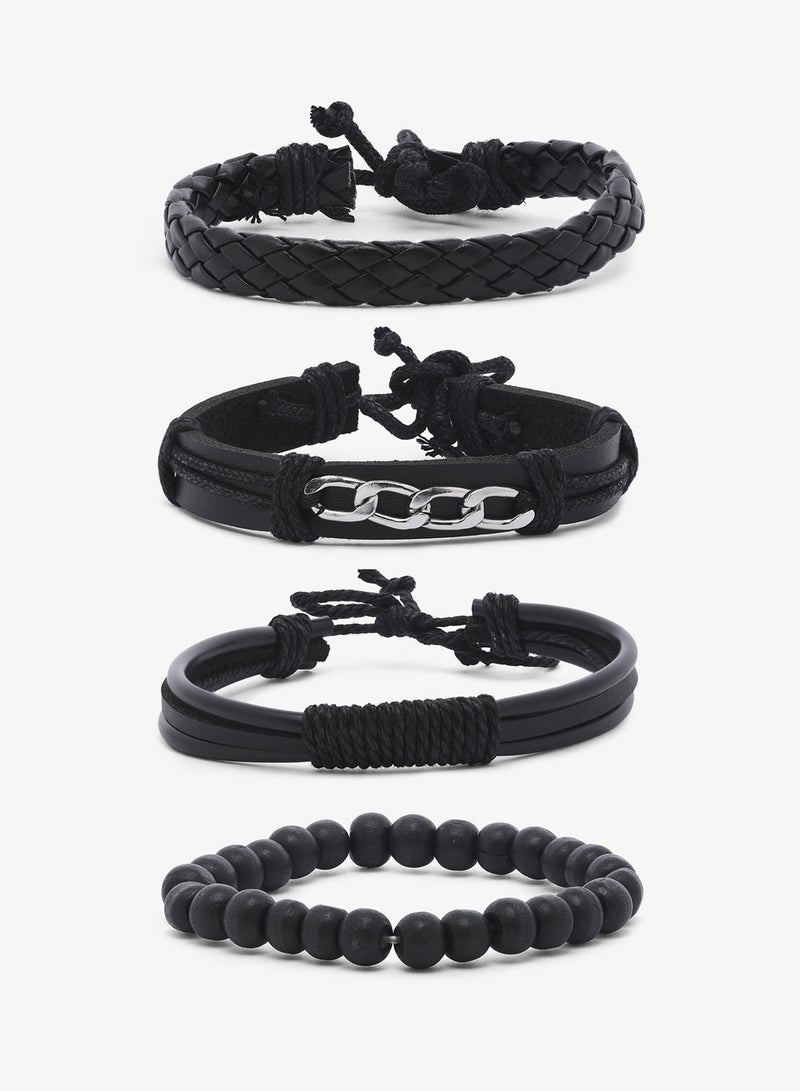 سفنتي فايف سوار جلدي صناعي وسبائك معدنية - Image 1