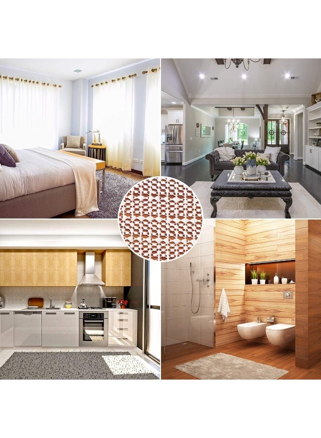 لياكم مسكة سجاد، ملصقات سجاد ثابتة، وسادة سجاد مانعة للانزلاق، وسادة سجاد مانعة للانزلاق، وسائد مقاومة للانزلاق والانزلاق للأرضيات الصلبة، وسادة أسفل سجادة، وسائد سجاد، وسادة واقية للأرضيات الخشبية (150 × 200 سم) - Image 5