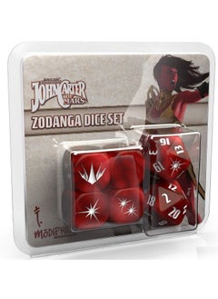John Carter Of Mars: Zodanga Dice Set (Set Of 6 Custom Dice)