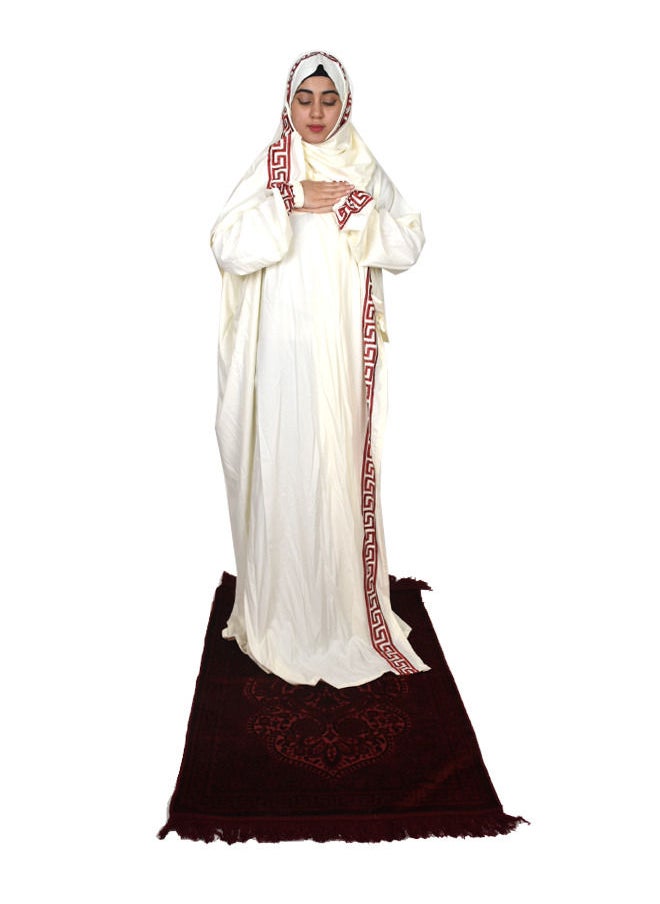 SD - Soft Prayer Mat With Prayer Dress Luxury And Quality Material - Image 1