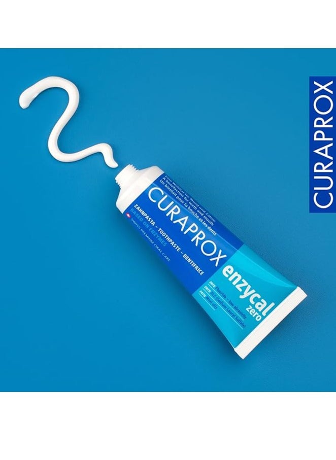 CURAPROX - Curaprox Enzycal Fluoride Free Toothpaste To Protect Against Decay & Fight Against Plaque - Image 1