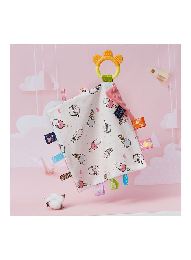 انسولار منشفة وبطانية مهدئة للأطفال مع أشرطة  ملونة - Image 2